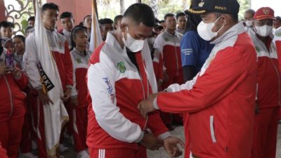 Bupati Achmad Fauzi Melepas Kontingen Kabupaten Sumenep Untuk PORPROV JATIM VII Berkekuatan 275 Atlet