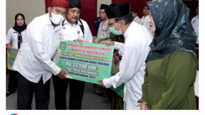 APBD Tahun 2022, Pemkab Sumenep Anggarkan Dana Miliaran Rupiah Untuk Keagamaan