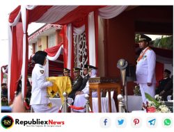 Khidmat, Bupati Sumenep Pimpin Upacara Detik-Detik Proklamasi HUT Kemerdekaan RI Ke 77