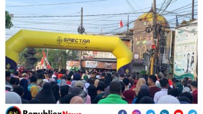 Lan Jalan Sehat Dilepas Langsung Oleh Bupati Sumenep, Achmad Fauzi S.H., M.H.