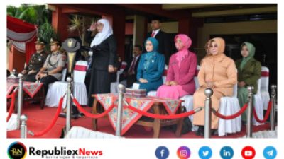 Wakil Bupati Sumenep, Bertindak Sebagai Instruktur Upacara Pada Peringatan Hari Ibu Ke 49 Tahun 2022