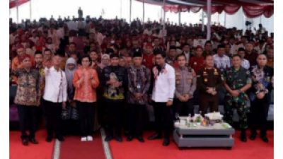 Menteri Keuangan Republik Indonesia Kunjungan Ke STKIP PGRI Kota Keris Sumenep