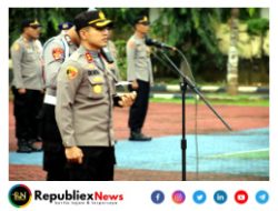 Kapolres Sumenep Pimpin Apel Pagi Jam Pimpinan, Dilanjutkan Cek Penampilan dan Kelengkapan Personil