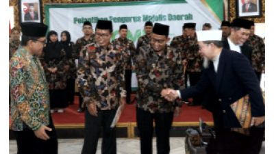Bupati Sumenep Achmad Fauzi  Hadiri Pelantikan Pengurus ICMI Kabupaten Sumenep Masa Bakti 2023-2026 Di Pendopo Agung Keraton Sumenep