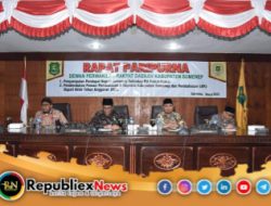 Bupati Sumenep, Sampaikan Jawaban PU Fraksi-Fraksi DPRD Kabupaten Sumenep Terhadap 3 Raperda