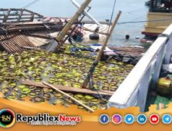 Kapal Bermuatan 7.800 Tabung Elpiji Tenggelam Di Pelabuhan Gresik Putih Kalianget