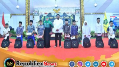 Bupati Sumenep Mendampingi Gubernur Jawa Timur, Santuni 500 Anak Yatim di Sumenep
