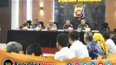Kasdam XII/Tpr Hadiri Rakor Lintas Sektoral Operasi Ketupat Kapuas 2023