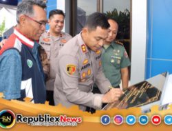 Jelang Lebaran, Kapolres Probolinggo Resmikan Bangunan Baru Pos Lalu Lintas di Exit Tol Leces