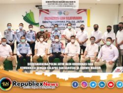 Dirresnarkoba Polda Jatim Jalin Koordinasi Dan Komunikasi Dengan Kalapas Dan Karutan Se-KORWIL MADIUN Satuan Kerja Pemasyarakatan Kantor Wilayah Kemenkumham Jawa TImur