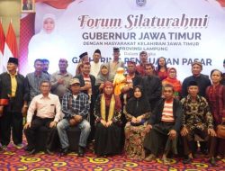 Gubernur Khofifah bersilaturahmi dengan masyarakat Jawa Timur di Lampung,