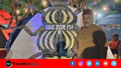Layangan Lebah Madu Dinsos P3A Juara Ke 4 di Festival Layangan LED Pantai Lombang Sumenep
