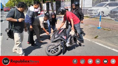Diduga, Kabel Milik Telkom Makan Korban Pengendara Sepeda Motor