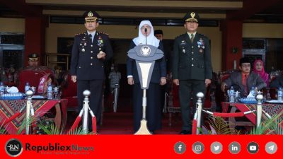 Polres Sumenep Melaksanakan Upacara Puncak HUT Bhayangkara Ke 77 Tahun 2023