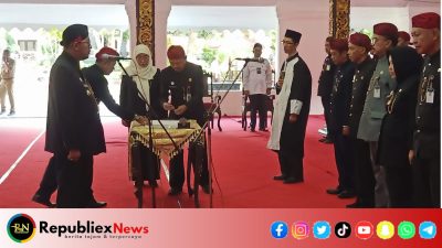 Bupati Achmad Fauzi Wongsojudo Lantik Lima Pejabat Pimpinan Tinggi Pratama di Pendopo Agung Keraton Sumenep