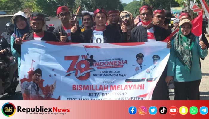 Pemerintah Kecamatan Saronggi Gelar Karnaval HUT RI ke-78 Se Kecamatan Saronggi