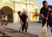 HUT Lalu Lintas Bhayangkara ke-68, Satlantas Polres Sumenep Baksos Religi di Masjid Jamik Sumenep