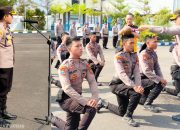 Kapolres Sumenep, Pimpin Upacara Tradisi Bintara Angkatan 50, 51 & 52 Di Lapangan Polres Sumenep