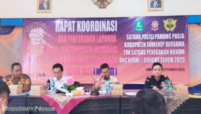 Satpol PP Sumenep Mulai Melakukan Pengumpulan Informasi Rokok Ilegal