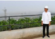 Presiden Joko Widodo mengawali pagi di Ibu Kota Nusantara (IKN)