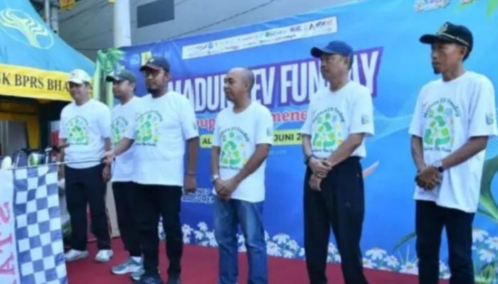 Madura EV Funday Bupati Fauzi Ajak Masyarakat Lestarikan Lingkungan dengan Sepeda Listrik
