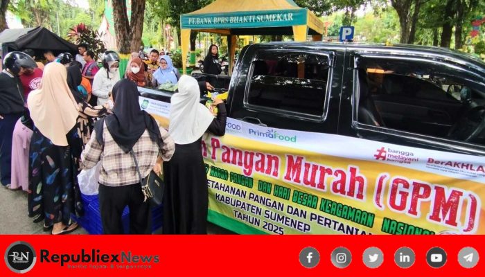 Jelang Lebaran, DKPP Sumenep Gelar Pasar Murah