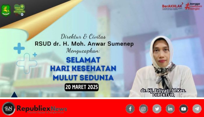 Direktur RSUD dr. H. Moh. Anwar Ajak Masyarakat Jaga Kesehatan Gigi dan Mulut