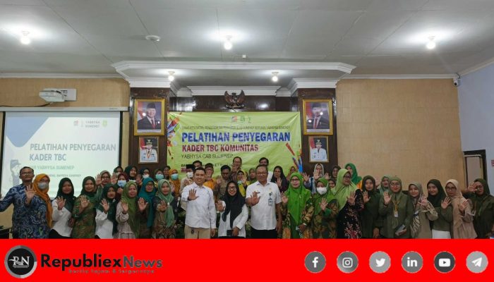 Percepat Eliminasi TBC, Dinkes P2KB Sumenep dan YABHYSA Gelar Pelatihan Kader