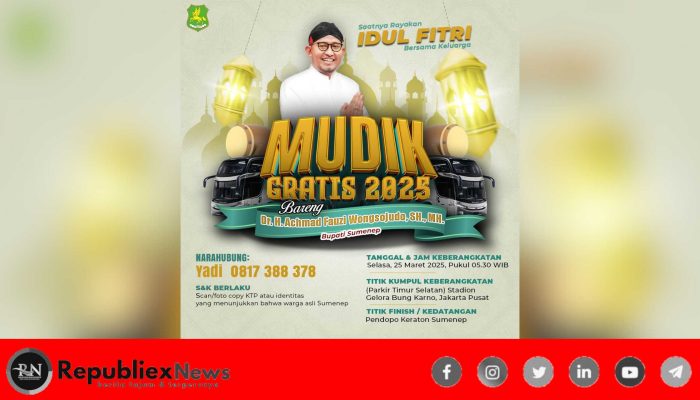 Mudik Gratis 2025, Perantau Sumenep Bisa Pulang Tanpa Biaya