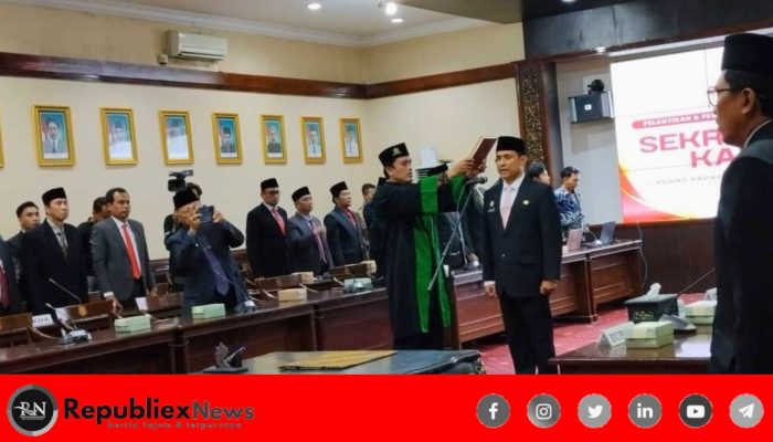Agus Dwi Saputra Resmi Dilantik Jadi Sekda Sumenep, Bupati Fauzi Minta Birokrasi Bergerak Cepat