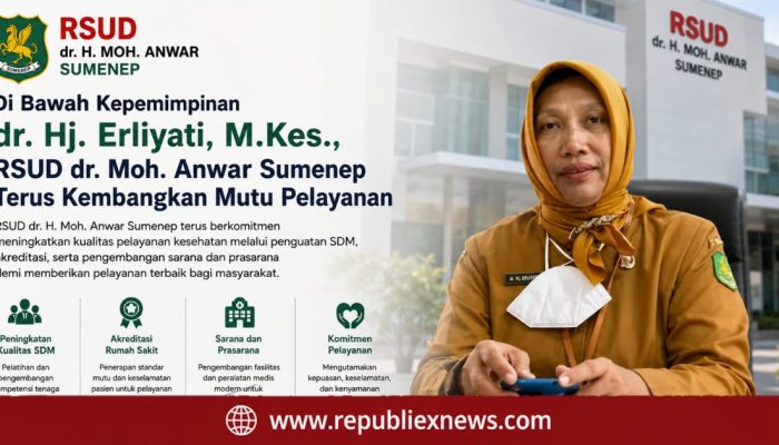 Di Bawah Kepemimpinan dr. Hj. Erliyati, M.Kes., RSUD dr. Moh. Anwar Sumenep Terus Kembangkan Mutu Pelayanan