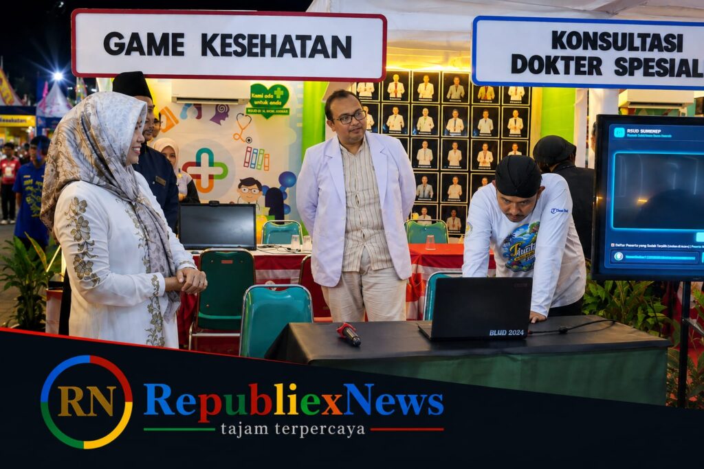 Pelayanan Kesehatan RSUDMA Sumenep di stan RSUD dr Moh Anwar pada MCF 2026 Stadion A Yani Sumenep